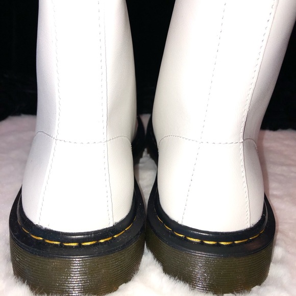Doc Martens Luana - White 8-Eye Boots- Worn Once - Picture 5 of 6